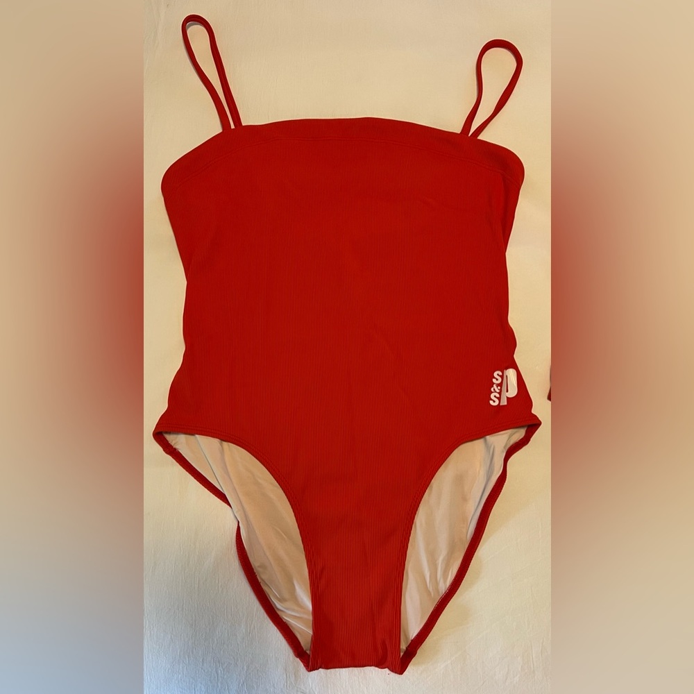 Prince x Solid & Striped One Piece Swimsuit
